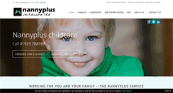 Desktop Screenshot of nannyplus.co.uk